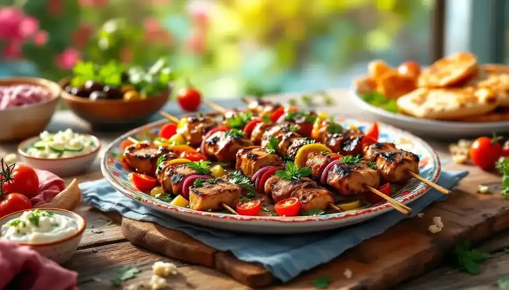 découvrez notre recette de kebab méditerranéen, un plat ensoleillé et savoureux qui allie des ingrédients frais et des épices envoûtantes. parfait pour un repas convivial, préparez ce délice qui ravira vos papilles et vous transportera au cœur de la méditerranée.