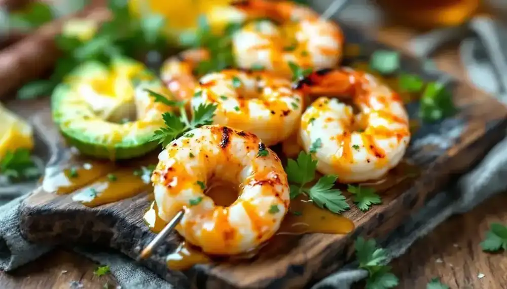 découvrez notre recette originale de kebabs alliant la fraîcheur de l'avocat et la délicatesse des crevettes citronnées. un plat savoureux et léger, parfait pour vos repas d'été !