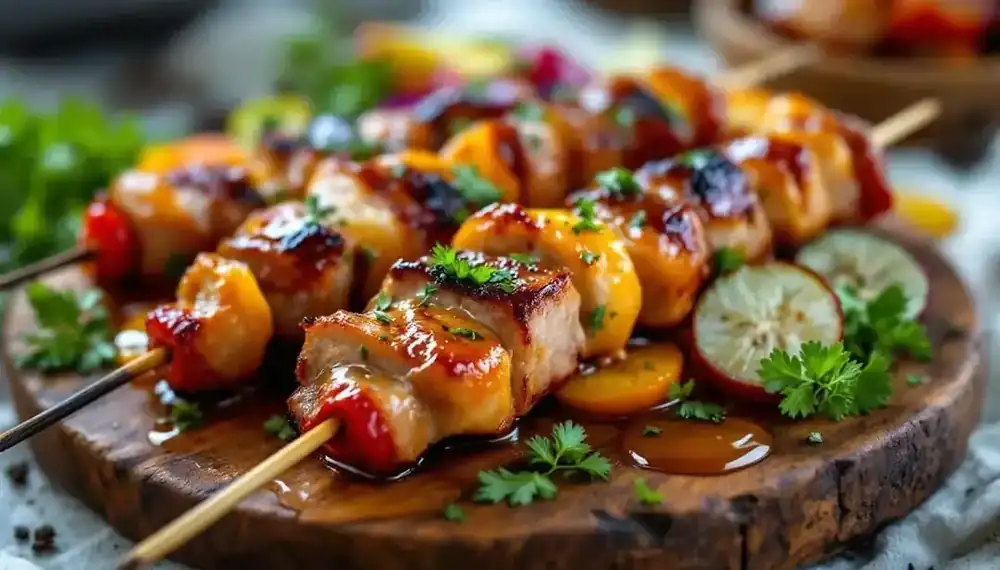 découvrez nos délicieux kebabs garnis de canard fumé et accompagnés d'une savoureuse sauce au miel. une recette originale, gourmande et facile à préparer pour surprendre vos invités !