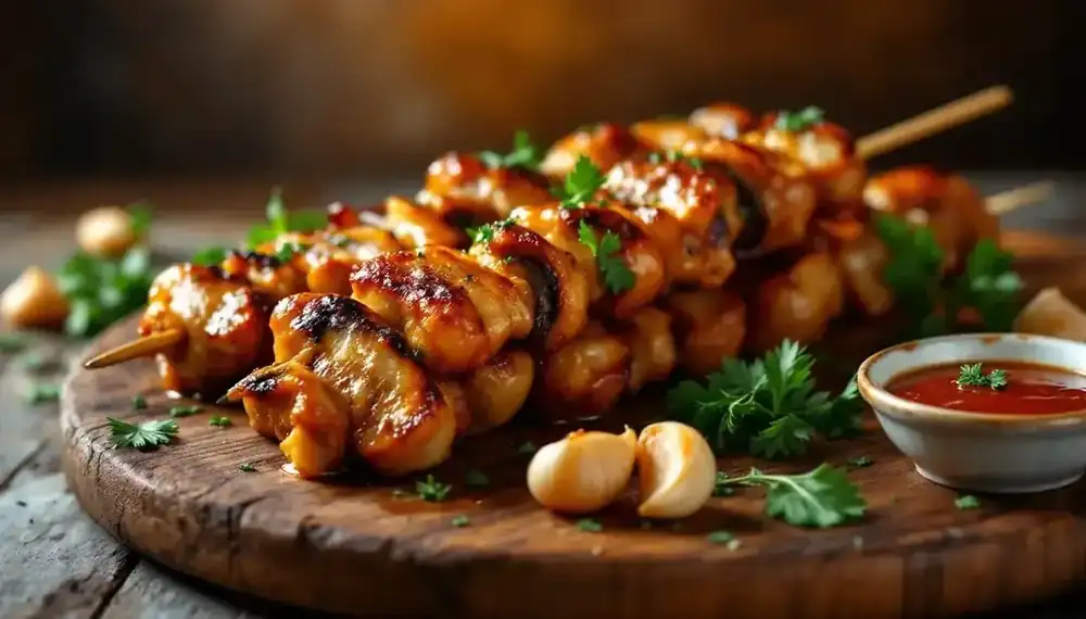 découvrez une savoureuse recette de kebabs aux champignons sautés et ail confit, alliant des saveurs uniques et une texture fondante. idéale pour un repas convivial, ces kebabs raviront vos papilles avec leur mélange irrésistible de légumes et d'épices.