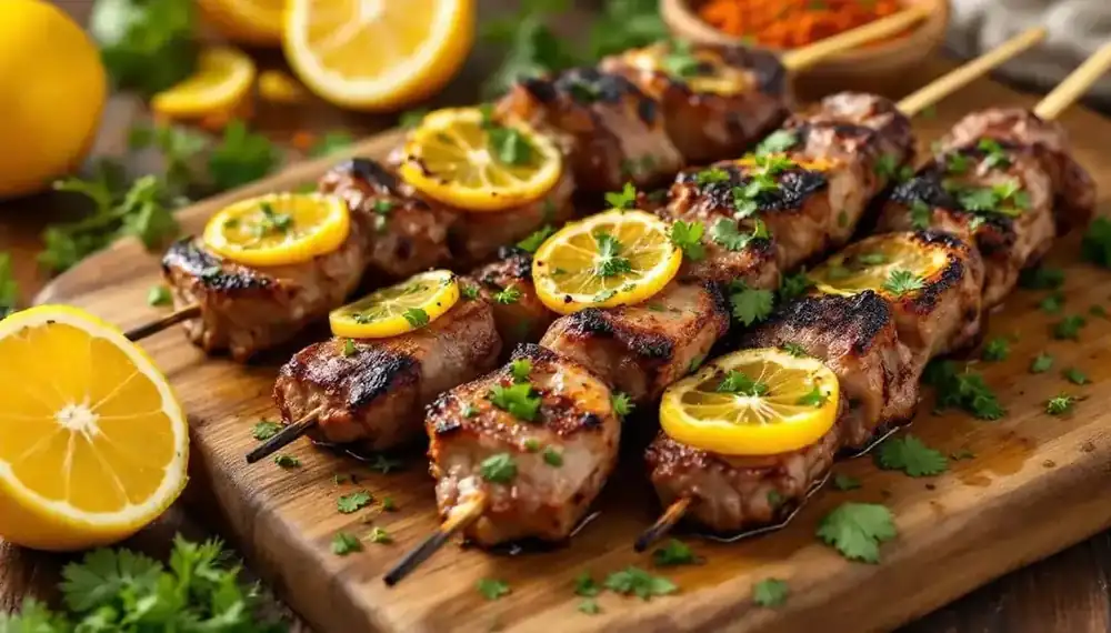 découvrez une recette irrésistible de kebabs au citron confit et aux herbes fraîches. savourez l'alliance parfaite entre les épices, la fraîcheur des herbes et la douceur du citron pour un plat à partager qui enchantera vos papilles.