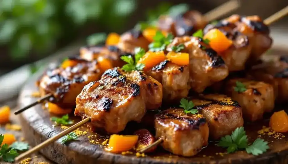 découvrez une recette savoureuse de kebabs aux fruits secs et épices douces, alliant des saveurs exotiques et une touche sucrée. parfait pour un repas festif ou une envie de nouveauté, plongez dans un voyage culinaire gourmand et réconfortant.