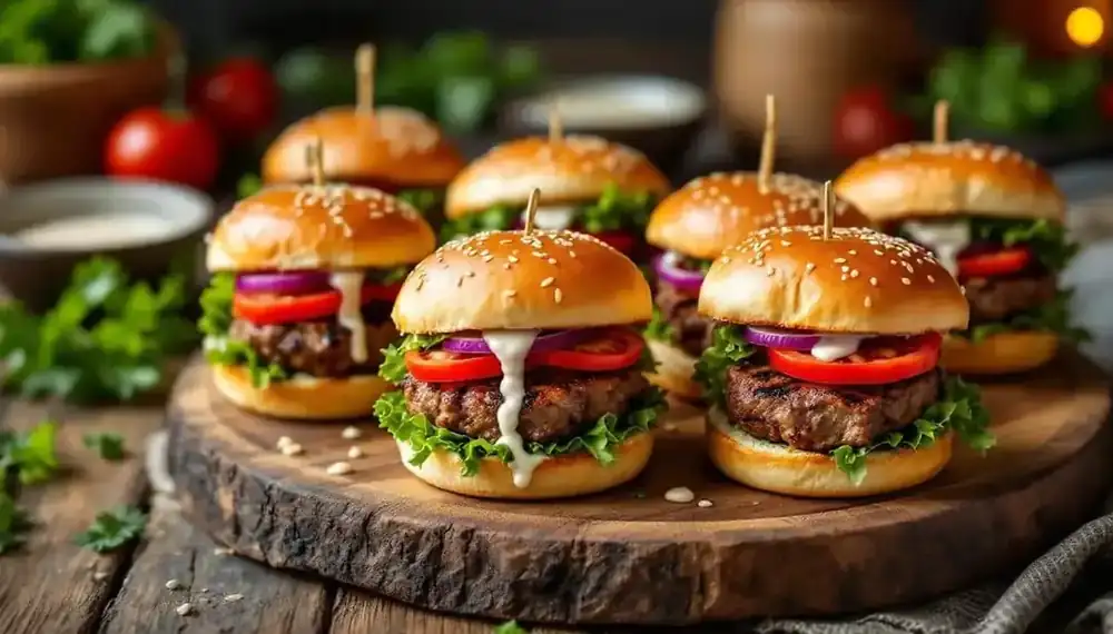 découvrez comment préparer des kebabs inspirés des mini-burgers pour vos apéritifs. une idée savoureuse et originale qui saura surprendre vos invités avec des bouchées alliant le plaisir des kebabs et la gourmandise des petits pains. parfait pour égayer vos soirées !