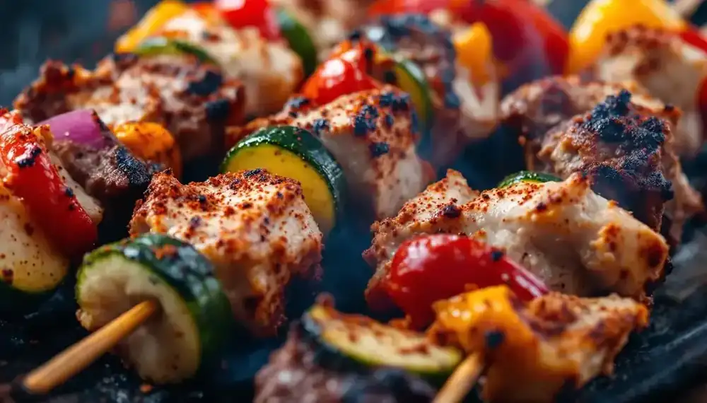 découvrez une délicieuse recette de kebabs au paprika fumé, accompagnés de légumes grillés savoureux. parfaits pour une meal saine et gourmande, ces kebabs raviront vos papilles à chaque bouchée !