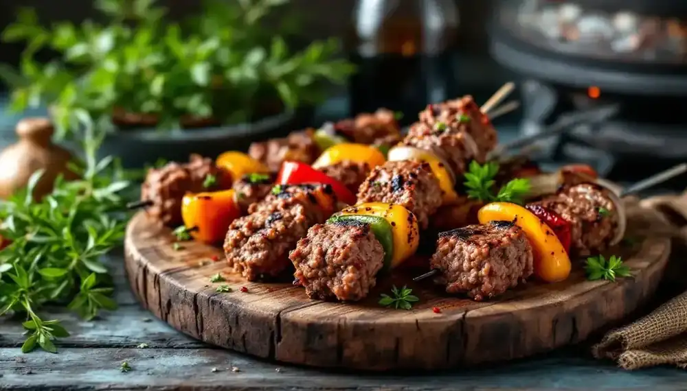 découvrez la recette facile et rapide des kebabs au steak haché. parfaite pour un repas savoureux et réconfortant, cette préparation allie simplicité et goût irrésistible. suivez nos conseils pour un résultat croustillant et savoureux en un rien de temps !