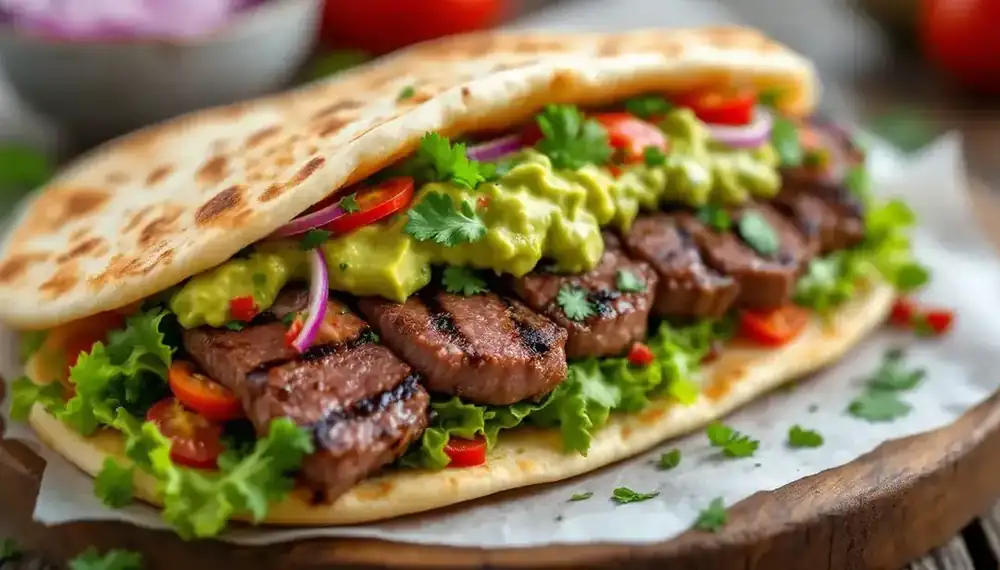 découvrez nos délicieux kebabs au steak végétal accompagnés de guacamole maison, une alternative gourmande, saine et riche en saveurs pour régaler vos papilles tout en mangeant végétarien !