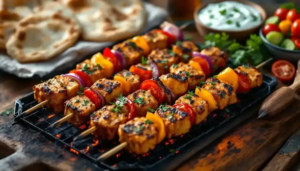 découvrez une délicieuse recette de kebabs végétaliens à base de seitan mariné, savoureux et parfaits pour une alternative saine et gourmande aux kebabs traditionnels.