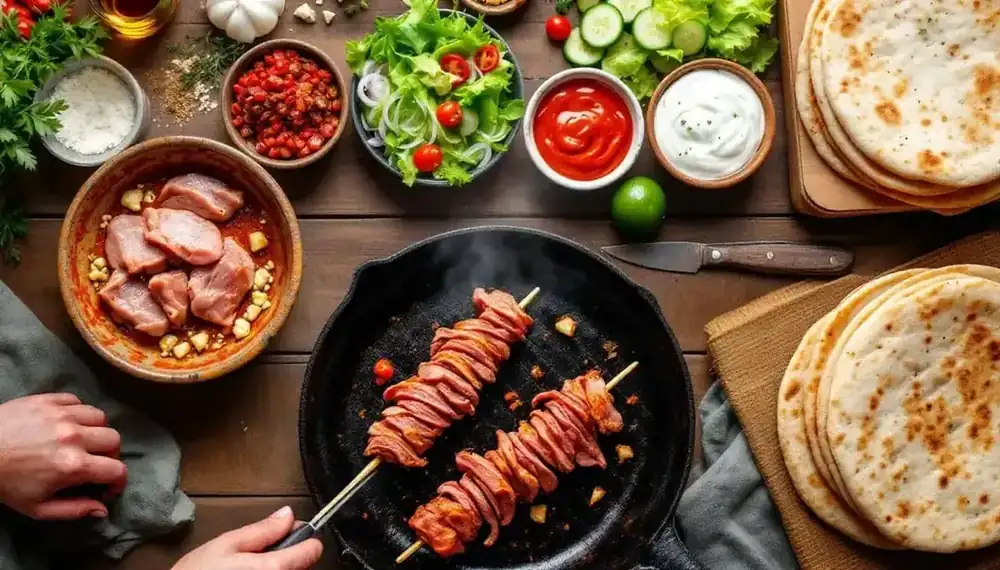 découvrez comment préparer un kebab maison authentique : recettes faciles pour la viande, la sauce et le pain, ainsi que tous les conseils pour réussir un kebab savoureux à la maison.