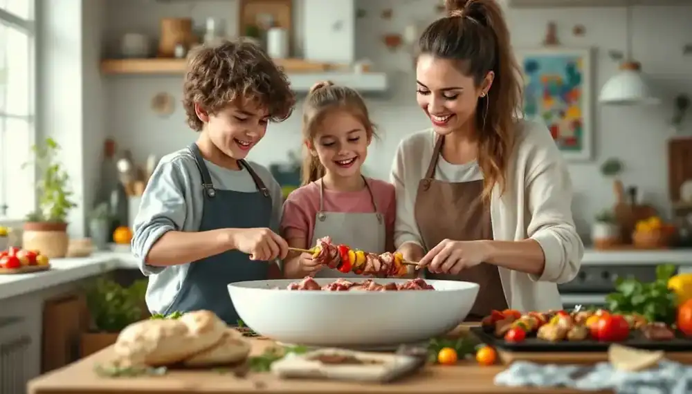 découvrez comment préparer un kebab familial amusant et savoureux avec vos enfants. des astuces simples, des recettes délicieuses et des idées créatives pour impliquer les petits chefs en cuisine tout en garantissant un repas réussi et convivial.