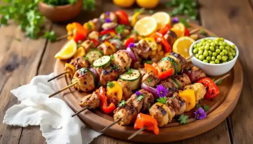 découvrez des kebabs savoureux à base de pois cassés et d'épices indiennes, une alternative végétarienne saine et pleine de saveurs pour ravir vos papilles !