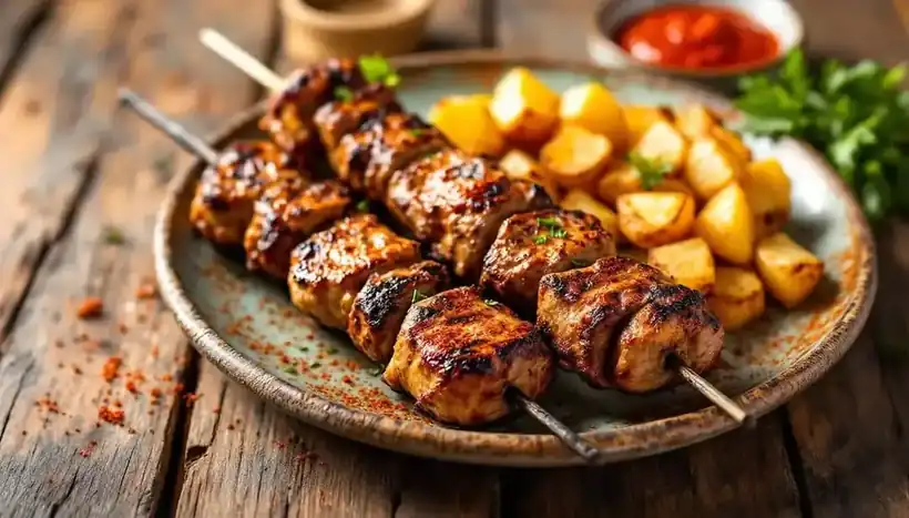 découvrez notre recette savoureuse de kebabs à base de pommes de terre rôties et de paprika fumé. un plat irrésistible qui allie croustillant et fondant, idéal pour vos repas entre amis ou en famille. régalez-vous avec cette délicieuse fusion de saveurs qui s'invite à votre table !