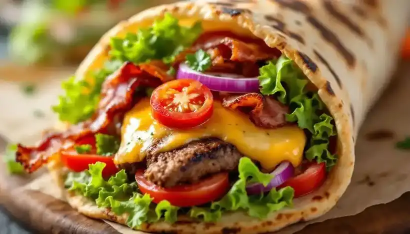 découvrez une explosion de saveurs avec nos kebabs au bacon croustillant et fromage fondu. un mélange irrésistible de viande savoureuse, de bacon doré à la perfection et de fromage fondant qui ravira vos papilles. parfait pour un repas rapide ou une soirée entre amis !