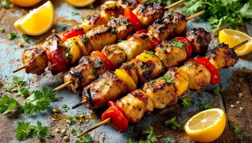 découvrez une recette savoureuse de kebabs au citron et herbes fraîches, alliant fraîcheur et goût. idéal pour un repas léger et parfumé, ces brochettes sont parfaites pour vos barbecues et pique-niques d'été.
