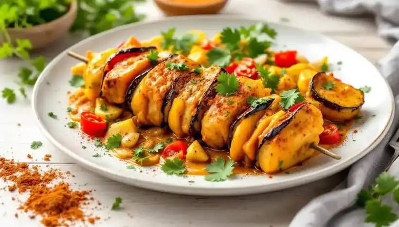 découvrez une délicieuse recette de kebabs au curry vert et lait de coco, alliant des saveurs exotiques et un goût réconfortant. parfaits pour une soirée entre amis ou un repas original, ces kebabs sauront ravir vos papilles avec leur mélange de textures et de parfums!