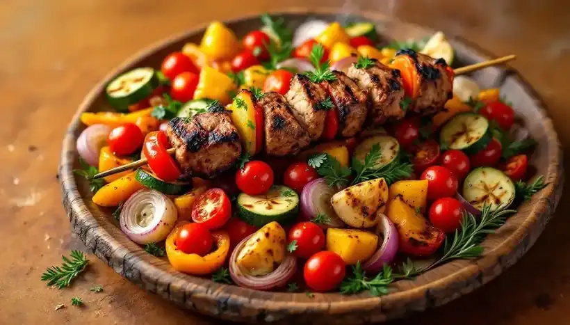 découvrez notre recette savoureuse de kebabs au paprika fumé, accompagnés de légumes grillés. un mélange parfait de saveurs qui saura ravir vos papilles. idéal pour un repas convivial ou un barbecue en plein air!