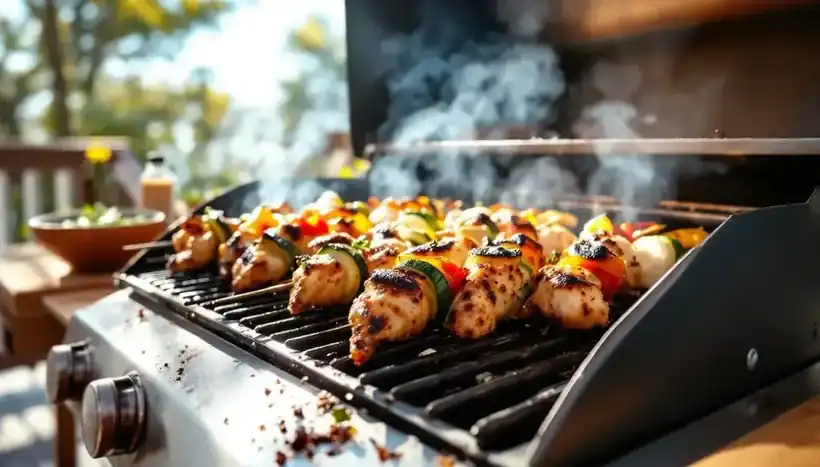 découvrez notre recette gourmande de kebabs au poulet mariné et sauce barbecue : une alliance savoureuse de viandes tendres et de saveurs fumées, idéale pour vos repas entre amis ou en famille.