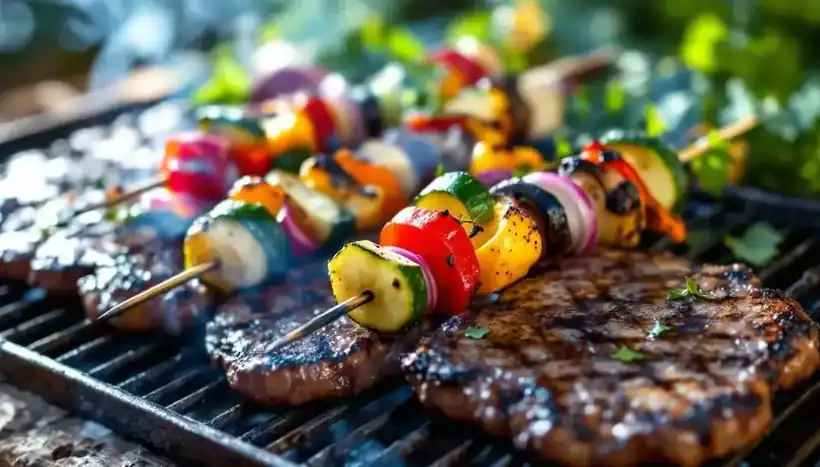 découvrez notre savoureux kebab au steak végétal, rehaussé d'une délicieuse sauce barbecue. idéal pour les amateurs de cuisine végétale, ce plat allie saveurs gourmandes et méthode saine. une expérience culinaire inoubliable qui ravira toutes les papilles !
