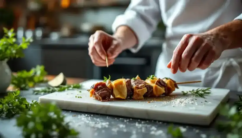 découvrez une expérience culinaire inédite avec nos kebabs de luxe, sublimés par du foie gras exquis et de la truffe délicate. une fusion parfaite entre street food et gastronomie qui saura éveiller vos papilles et révolutionner votre façon de savourer un kebab.