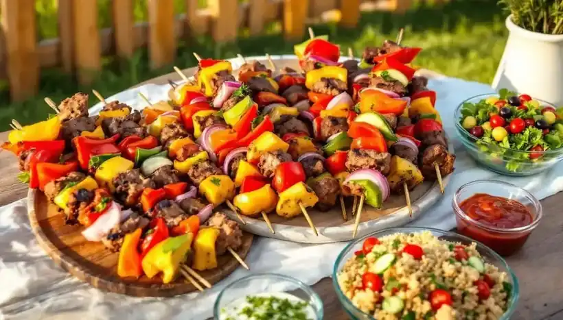 découvrez la délicieuse recette des kebabs épicés au piment d'espelette, une spécialité qui allie douceur et chaleur. éveillez vos papilles avec cette fusion de saveurs authentiques et préparez-vous à régaler vos convives avec ce plat savoureux. idéal pour vos barbecues et repas conviviaux !