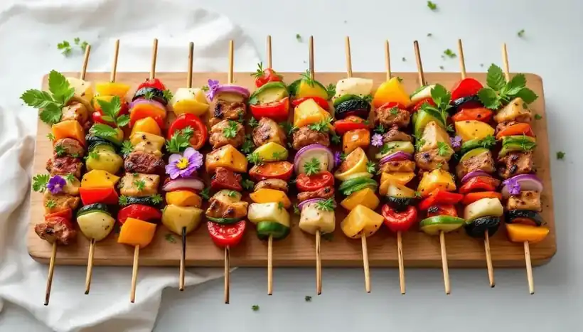découvrez des recettes de kebabs sucrés-salés qui éveilleront vos papilles ! idées gourmandes et créatives à essayer pour un repas original et savoureux.