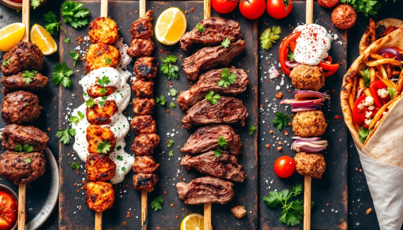 découvrez notre recette savoureuse de kebab d'agneau, une délicieuse combinaison de saveurs épicées et de viande tendre. parfaite pour impressionner vos invités ou pour un repas en famille à la maison. suivez nos conseils pour réussir ce plat incontournable.