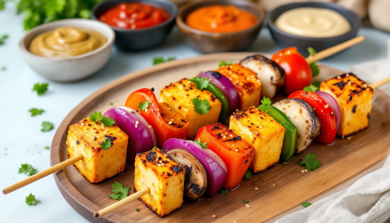 découvrez les kebabs au tofu, une délicieuse alternative végétalienne qui allie goût et santé. savourez des saveurs uniques et une texture irrésistible, parfaite pour tous les amateurs de cuisine végétale.