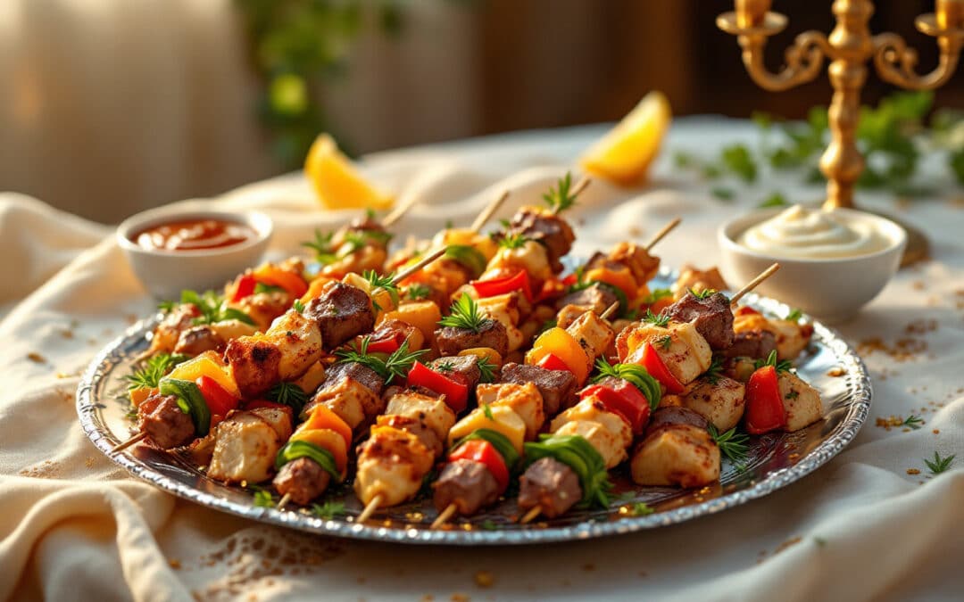 Les kebabs en mini-portions : parfaits pour les apéritifs