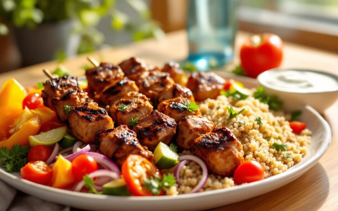 Les kebabs pour les sportifs : un repas complet et nutritif